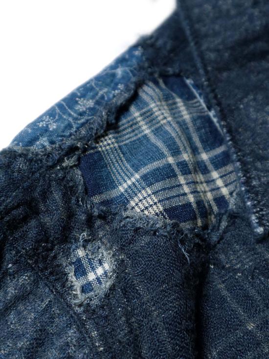  캐피탈 반팔 셔츠 Kapital Idg 패치워크 보로 알로하 인디고 - KAPITAL