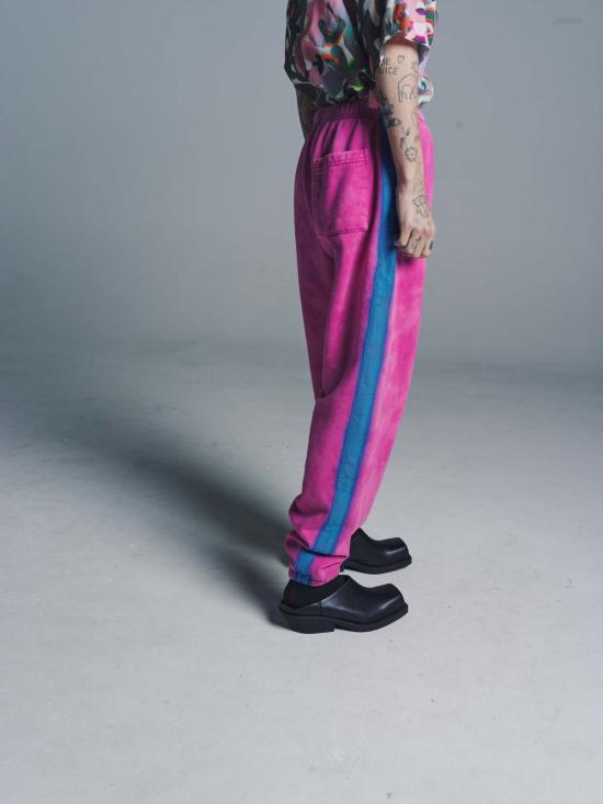  로스트 데이즈 / 남성 핑크 옴브레 스웻 팬츠 BPG - LOST DAZE