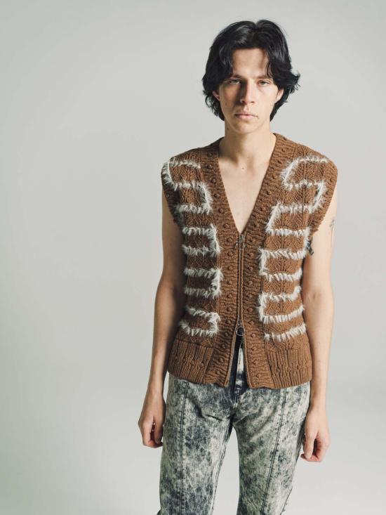  나마체코 베스트 손햄 지퍼  체스넛 브라운