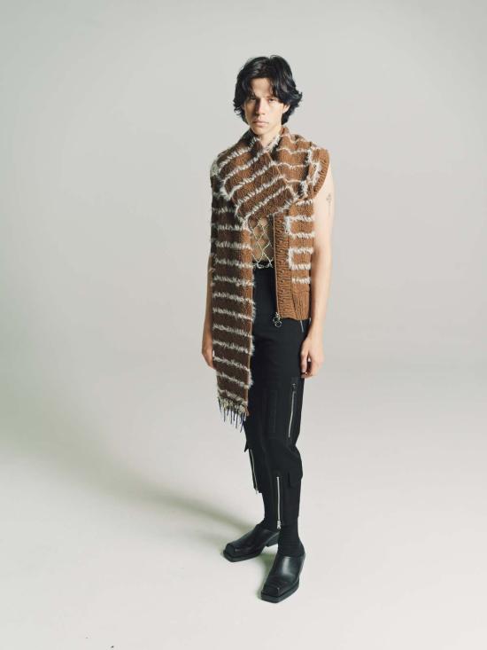  나마체코 베스트 손햄 지퍼  체스넛 브라운 - NAMACHEKO