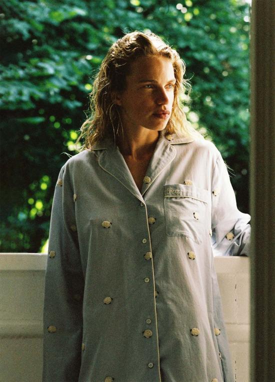  씨뉴욕 라운지 웨어 Sea Ny Sheep 나이트 셔츠 스카이 - SEA NY