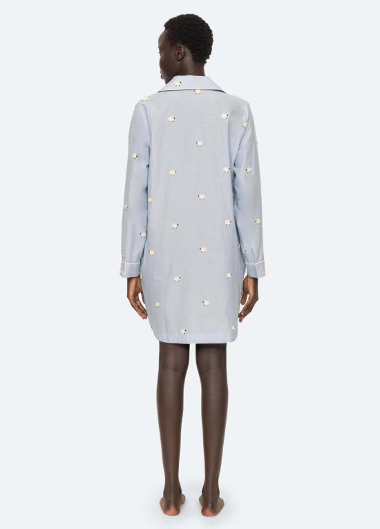  씨뉴욕 라운지 웨어 Sea Ny Sheep 나이트 셔츠 스카이 - SEA NY