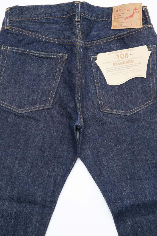  오어슬로우 데님 팬츠 Or Slow 105 Standard Fit Jean 원워시 - ORSLOW