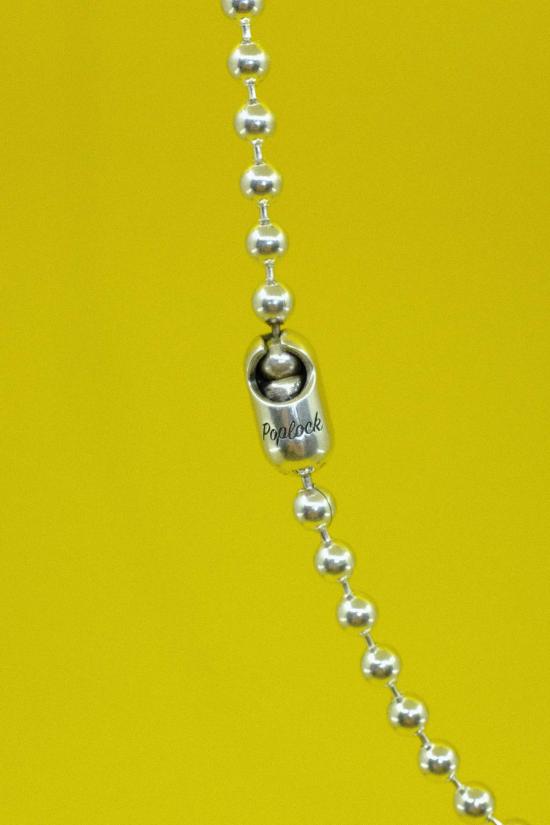  굿 아트 헐리우드 네크리스 굿아트 힐우드 #10 팝락 로고 볼 체인 - GOOD ART HLYWD