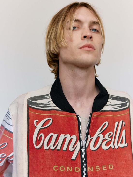  올드 파크 봄버 자켓 올드파크 캠벨수프 플라이트 재킷