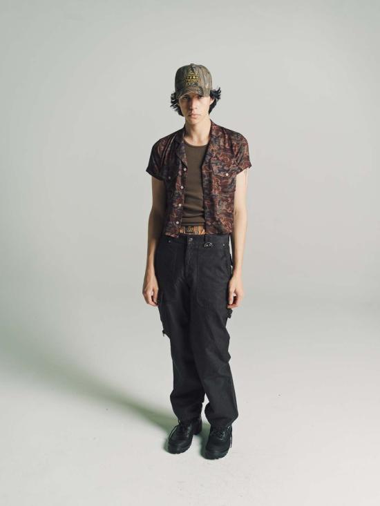  핍스 반팔 셔츠 Phipps Mini Erdl Camo Ecovero Little Lodge  프린트 - PHIPPS