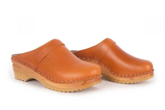  Troentorp 뮬/슬리퍼 여성용 Da Vinci 코냑 풀업 클로그 오렌지 - OTHER BRANDS