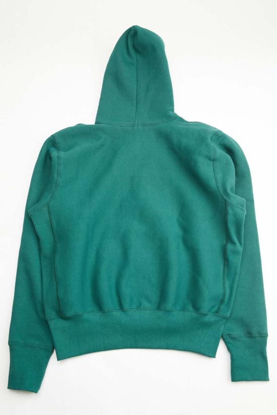  캠버 후드 티셔츠 크로스 니트 헤비웨이트 풀오버 후드 스웨트셔츠 다크 그린 - CAMBER