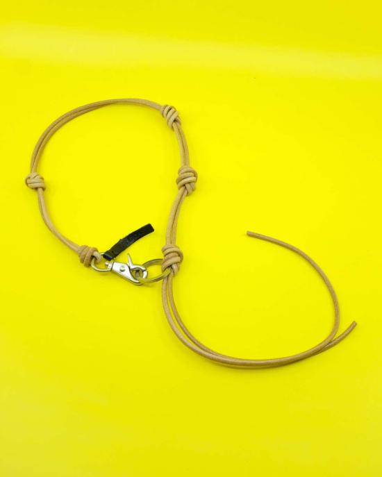  아워레가시 네크리스 Our Legacy Leather Udon Ladon 목걸이 Natural