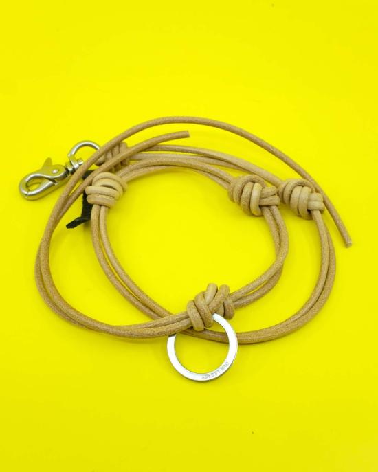  아워레가시 네크리스 Our Legacy Leather Udon Ladon 목걸이 Natural - OUR LEGACY