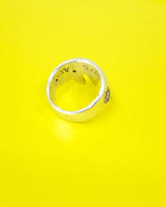  Aris Schwabe 반지 .925 실버 루비 킹 링 실버 - OTHER BRANDS