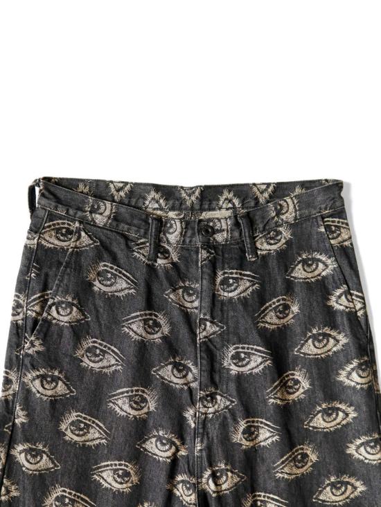  캐피탈 스트레이트 팬츠 Kapital 12 Oz Speakeasy 데님 포트 배기 팬츠 인디고 - KAPITAL