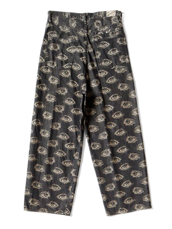  캐피탈 스트레이트 팬츠 Kapital 12 Oz Speakeasy 데님 포트 배기 팬츠 인디고 - KAPITAL