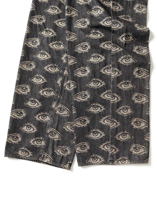  캐피탈 스트레이트 팬츠 Kapital 12 Oz Speakeasy 데님 포트 배기 팬츠 인디고 - KAPITAL