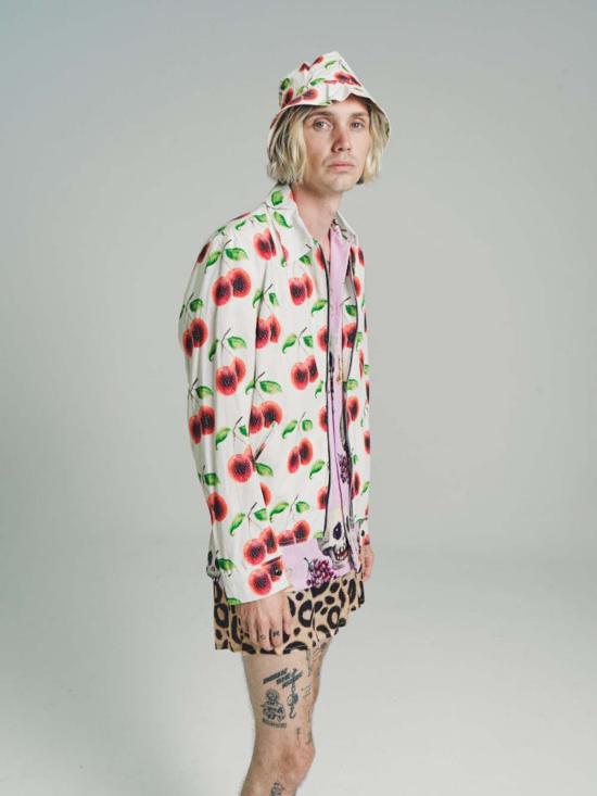  엔드리스 조이 자켓 텐셀 블루종 재킷 람부탄 크림 - ENDLESS JOY