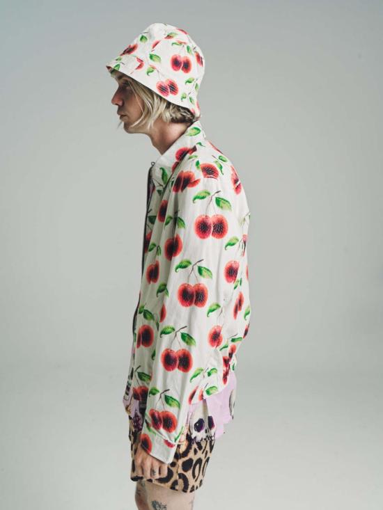  엔드리스 조이 봄버 자켓 텐셀 블루종 재킷 람부탄 크림 - ENDLESS JOY