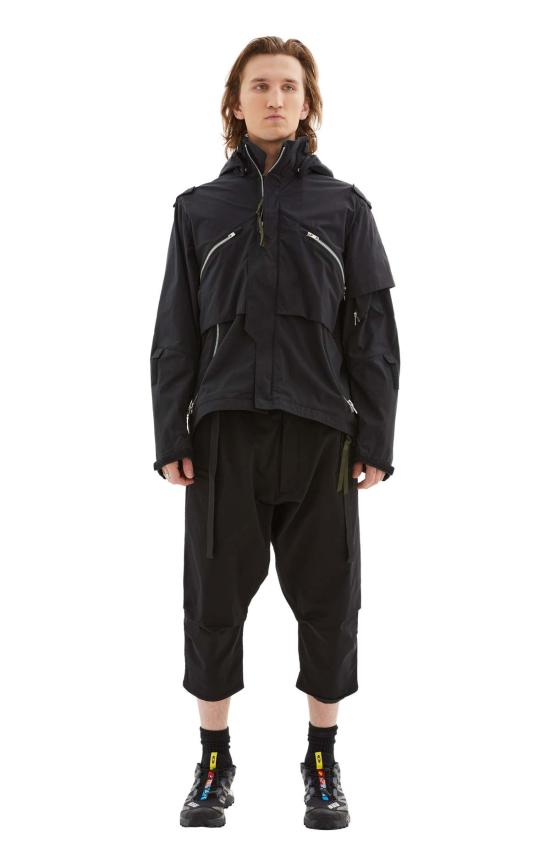  아크로님 스트레이트 팬츠 Acronym Cropped Pants 블랙 - ACRONYM