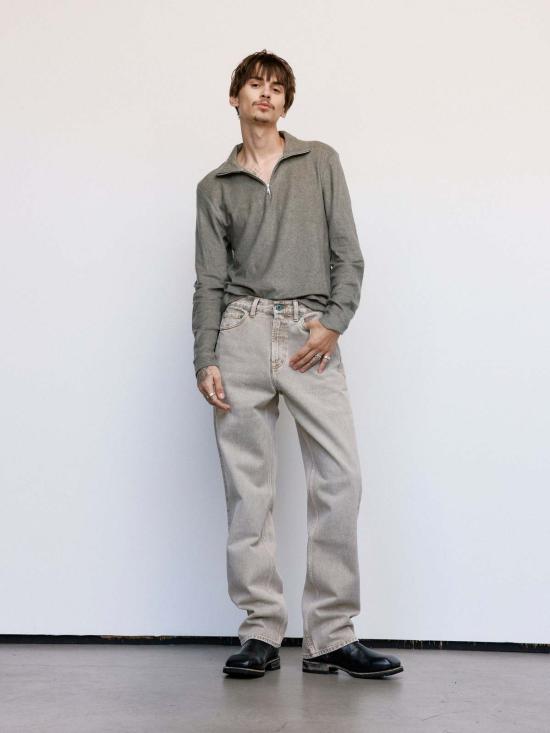  아워레가시 스웨터 우리의 유산 Everyday Frotte Delicate Funnel Corroded Olive