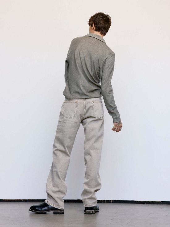  아워레가시 스웨터 우리의 유산 Everyday Frotte Delicate Funnel Corroded Olive - OUR LEGACY