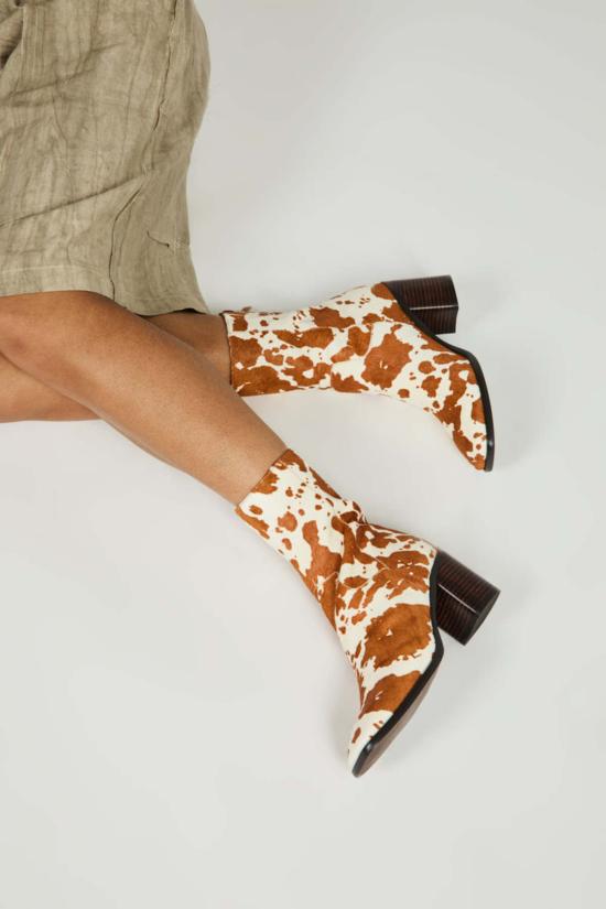  인텐셔널리 블랭크 뮬/슬리퍼 "의도적으로." Pg Boot Moo/Moo Brown/Taupe - INTENTIONALLY BLANK