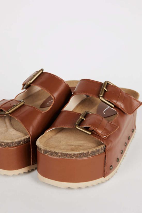  인텐셔널리 블랭크 뮬/슬리퍼 "의도적으로." 쿠퍼 2 플랫폼 - INTENTIONALLY BLANK