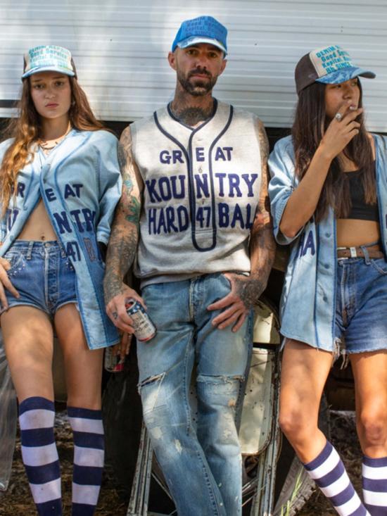  캐피탈 반팔 셔츠 Kapital Kountry 8oz Reconstruction Denim Great Kountry 야구  인디고 - KAPITAL