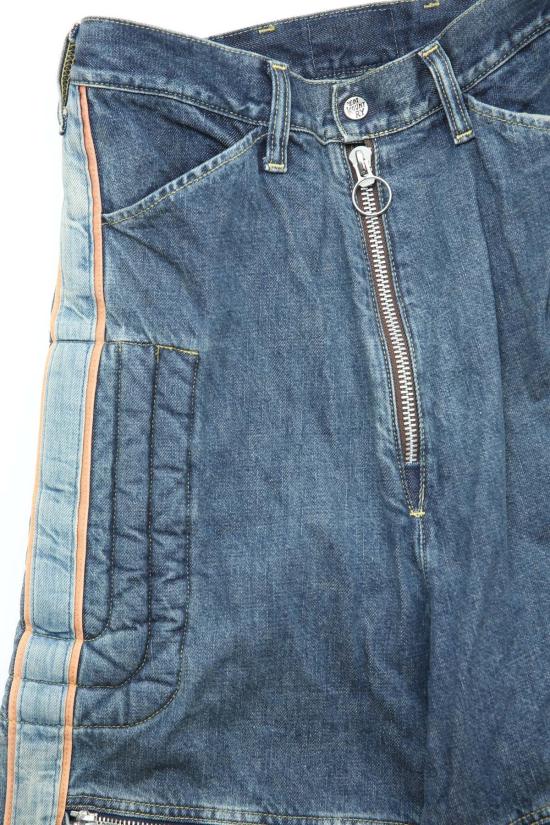  캐피탈 데님 팬츠 Kapital 14oz 데님 Kountry Motocross Pro Todoterreno 팬츠 인디고 - KAPITAL