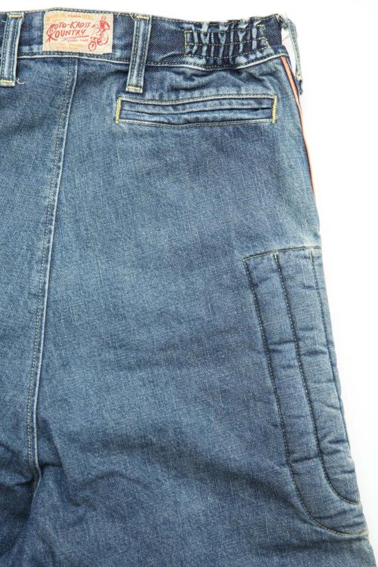  캐피탈 데님 팬츠 Kapital 14oz 데님 Kountry Motocross Pro Todoterreno 팬츠 인디고 - KAPITAL