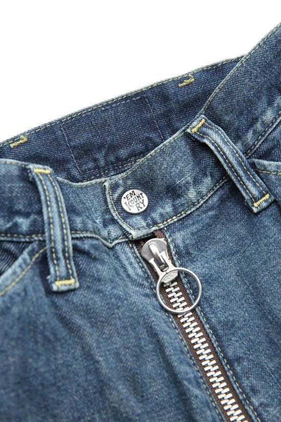  캐피탈 데님 팬츠 Kapital 14oz 데님 Kountry Motocross Pro Todoterreno 팬츠 인디고 - KAPITAL