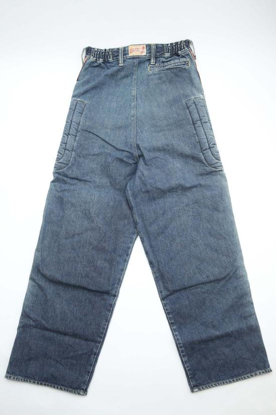  캐피탈 데님 팬츠 Kapital 14oz 데님 Kountry Motocross Pro Todoterreno 팬츠 인디고 - KAPITAL