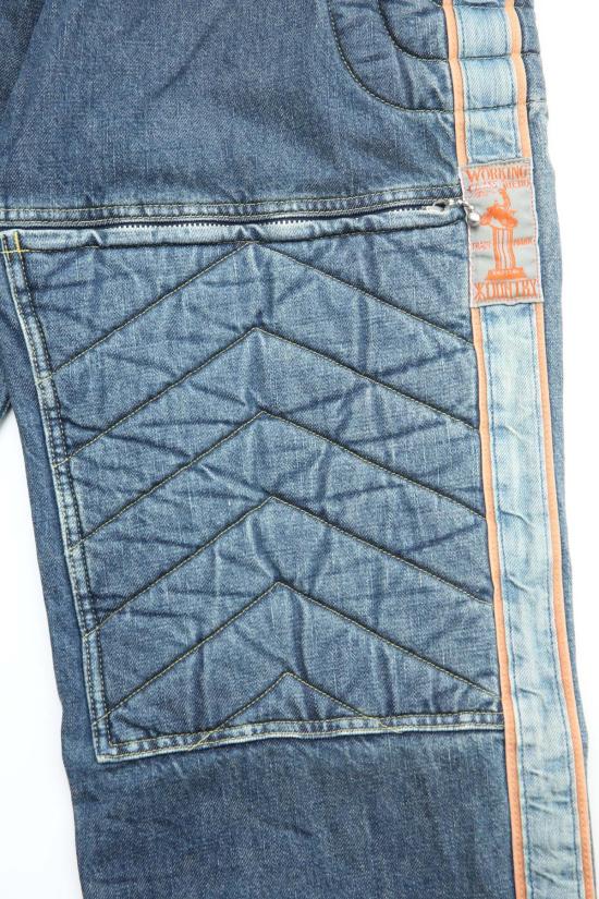  캐피탈 데님 팬츠 Kapital 14oz 데님 Kountry Motocross Pro Todoterreno 팬츠 인디고 - KAPITAL