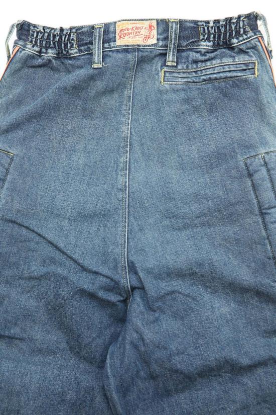  캐피탈 데님 팬츠 Kapital 14oz 데님 Kountry Motocross Pro Todoterreno 팬츠 인디고 - KAPITAL