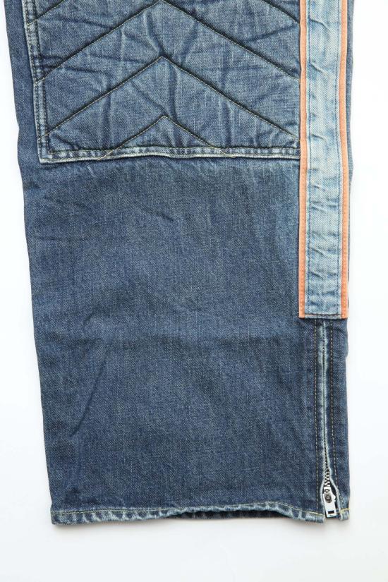  캐피탈 데님 팬츠 Kapital 14oz 데님 Kountry Motocross Pro Todoterreno 팬츠 인디고 - KAPITAL