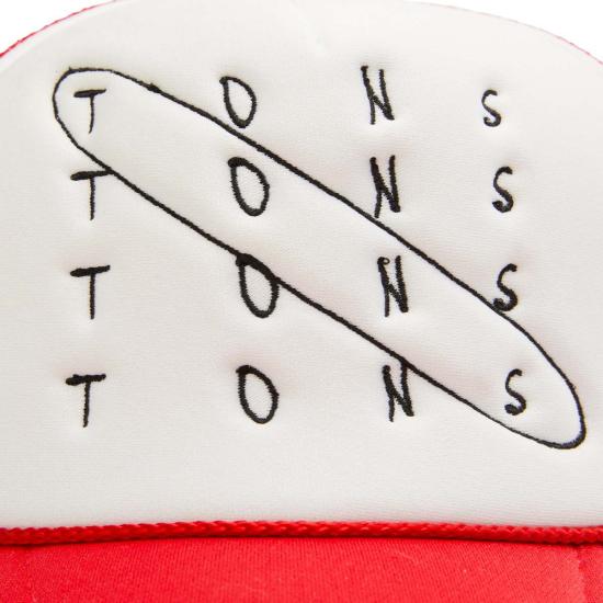  톤즈 볼캡 톤스 트러커 햇 레드 - TONS