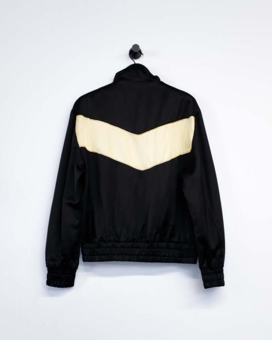  어니스트 더블유 베이커 봄버 자켓 어니스트 W. 베이커 비스코스 트랙 탑 블랙/골드 - ERNEST W. BAKER