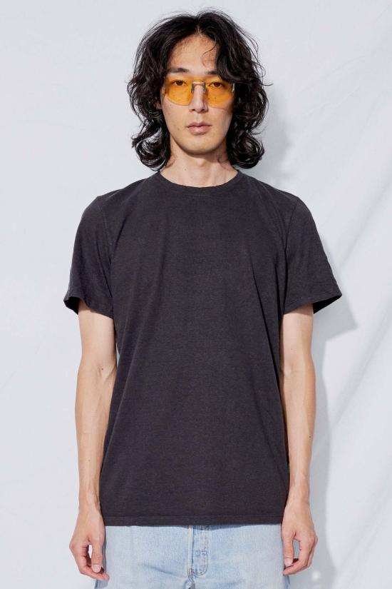  영메이븐 반팔 티셔츠 유니섹스 Jungmaven Hemp Baja 티셔츠 블랙 - JUNGMAVEN