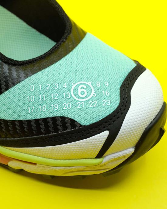  MM6 메종마르지엘라 스니커즈 Mm6 Maison Margiela Salomon X Mm6 Xt Mary J Shoes 진저/일렉트릭 그린/녹아웃 핑크 - MM6 MAISON MARGIELA