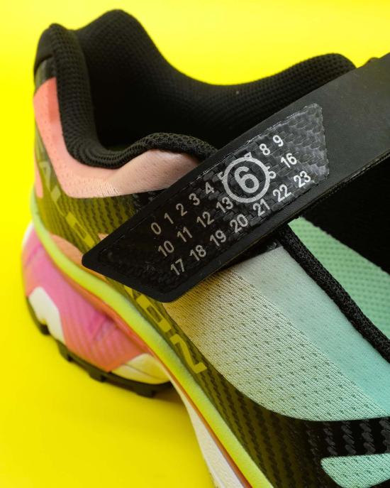  MM6 메종마르지엘라 스니커즈 Mm6 Maison Margiela Salomon X Mm6 Xt Mary J Shoes 진저/일렉트릭 그린/녹아웃 핑크 - MM6 MAISON MARGIELA