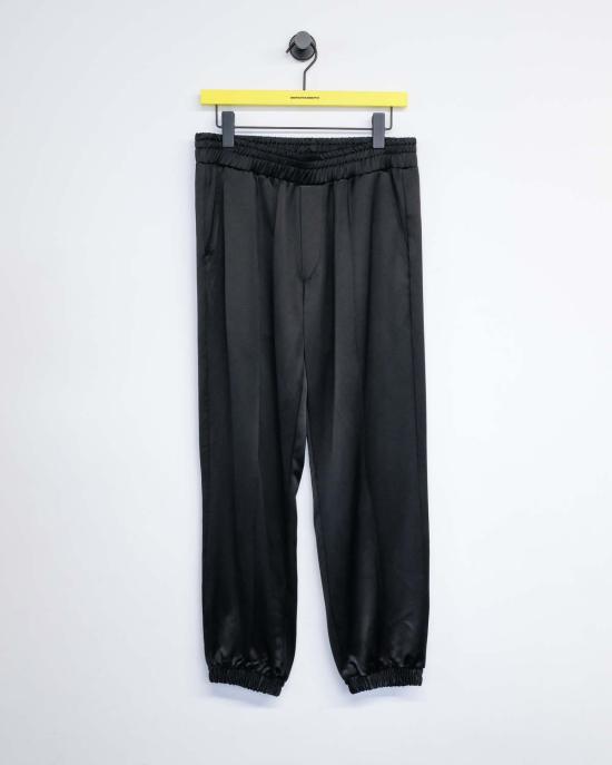  어니스트 더블유 베이커 트레이닝/조거 팬츠 어니스트 W. 베이커 비스코스 트랙 팬츠 블랙 - ERNEST W. BAKER