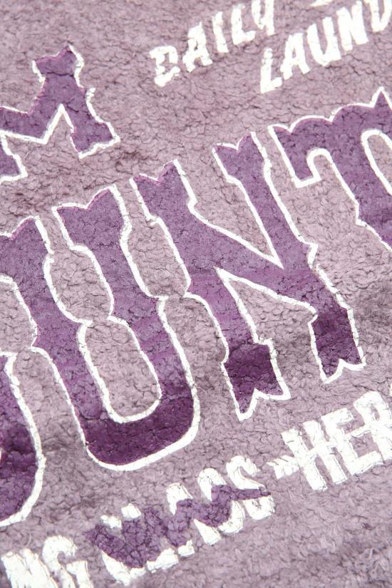  캐피탈 긴팔 티셔츠 Kapital Knit X Fur Grizzly 크루넥 'Em Kountry/라이트 퍼플 - KAPITAL