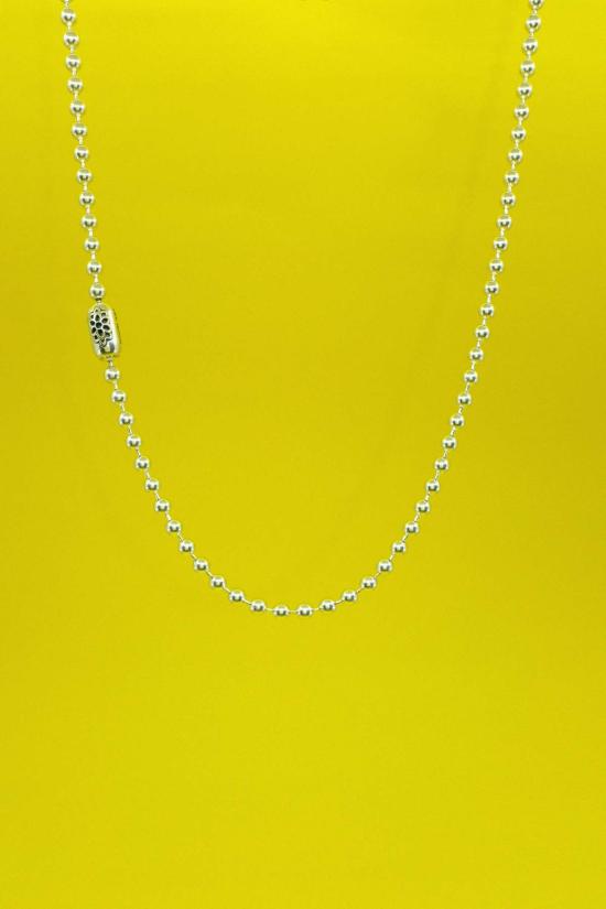  Good Art 네크리스 팝 록 트리플 컷아웃 볼 체인  .925 실버