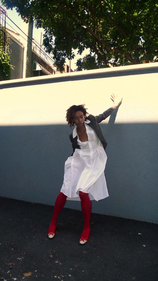  꼼데가르송 블라우스 Comme Des Garons  화이트 - COMME DES GARCONS