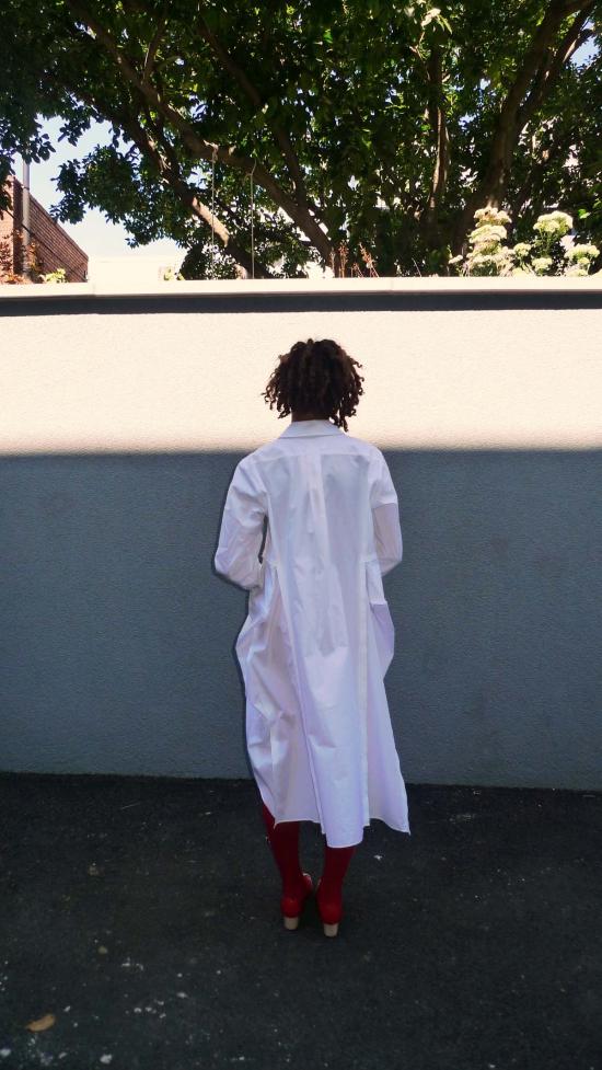  꼼데가르송 블라우스 Comme Des Garons  화이트 - COMME DES GARCONS