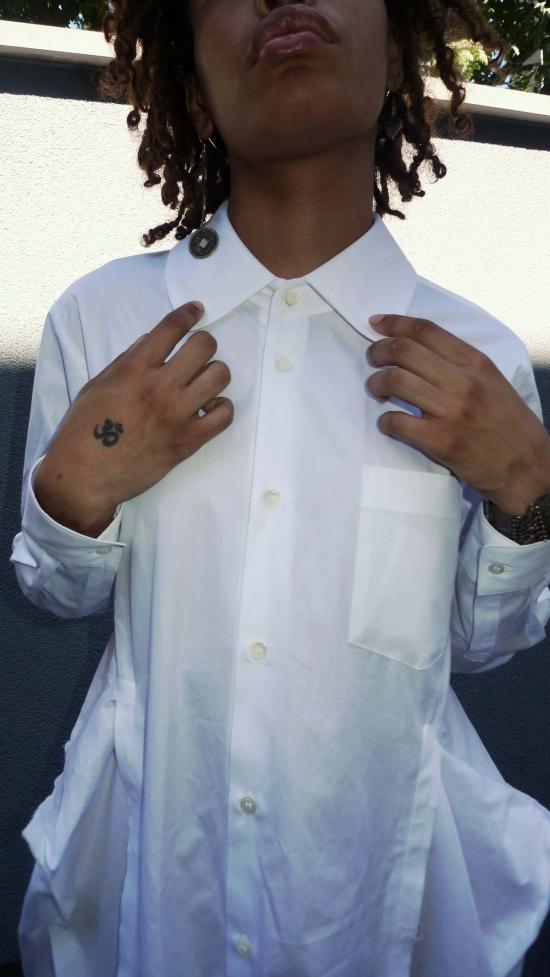  꼼데가르송 블라우스 Comme Des Garons  화이트