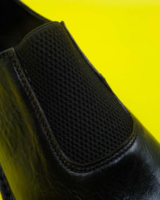  아워레가시 부츠 Our Legacy Deep Black Leather Naoto 슈 블랙 - OUR LEGACY