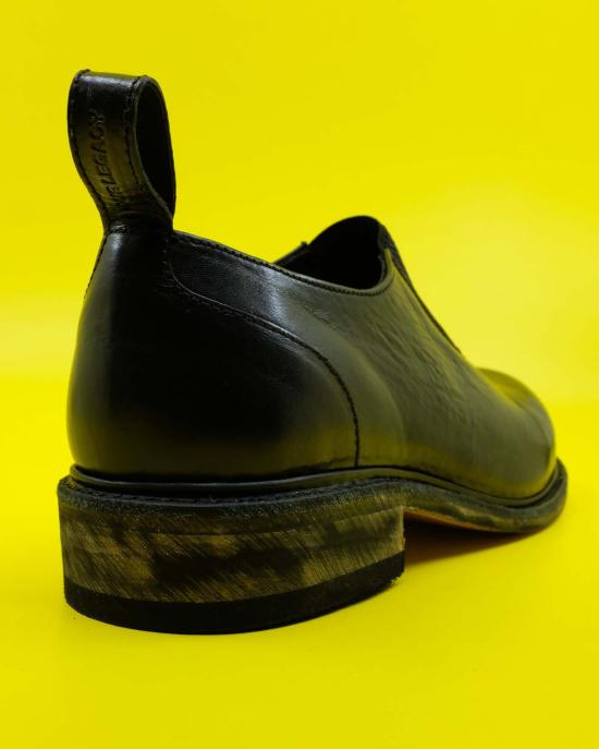  아워레가시 부츠 Our Legacy Deep Black Leather Naoto 슈 블랙 - OUR LEGACY