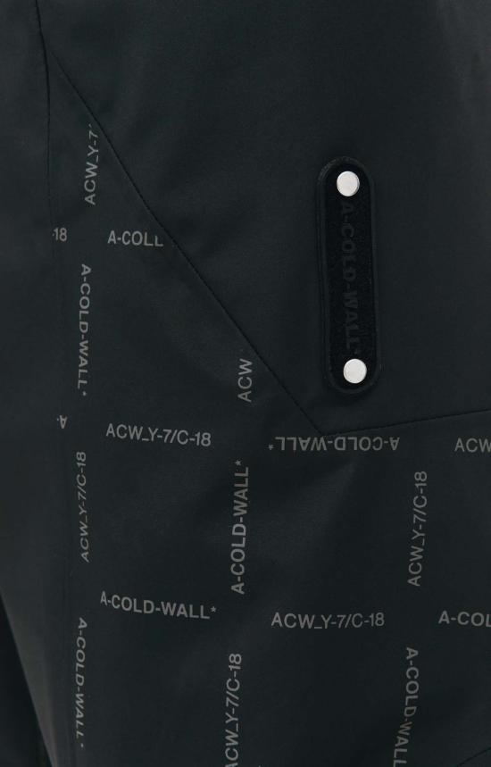  어콜드월 트레이닝/조거 팬츠 A Cold Wall 그리스데일 스톰 팬츠 블랙 - A COLD WALL