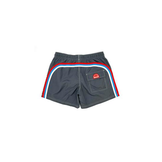  선덱 스윔팬츠 Sundek 14인치 탄성 허리띠 수영복 중간 회색 - SUNDEK