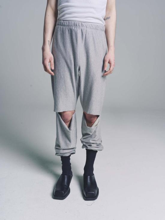  타카히로미야시타 더 솔로이스트 트레이닝/조거 팬츠 . 투웨이 조거 팬츠 그레이