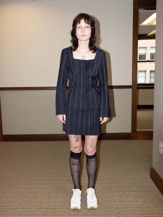  Chelsea Mak 숏 스커트 Ivo 미니 스커트 핀턱 - OTHER BRANDS